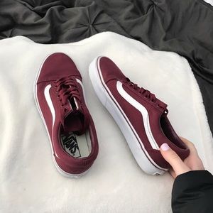 Maroon Vans Size 8 in Women’s